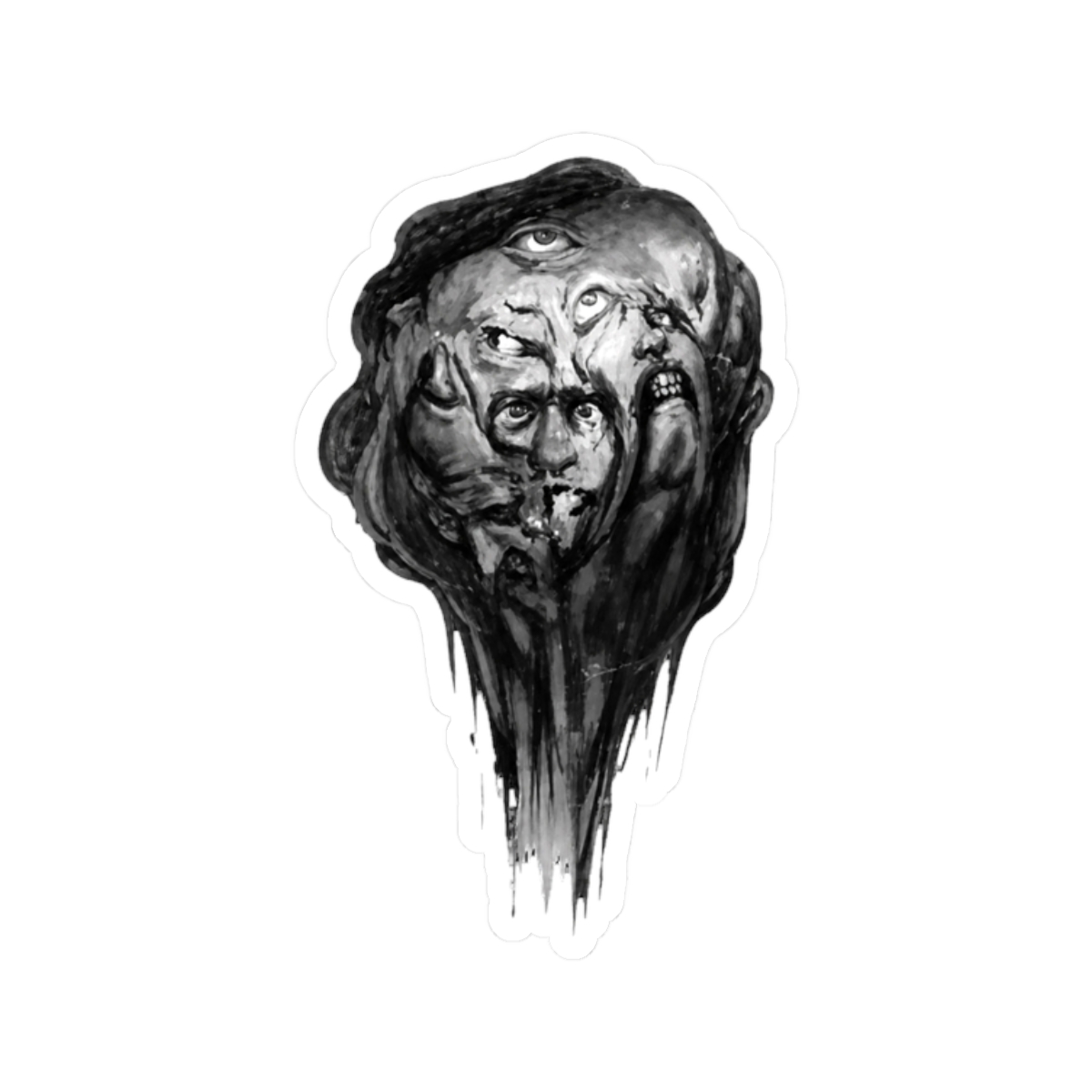 Drama Disco Elysium Sticker - alternate angle 3, merchandise