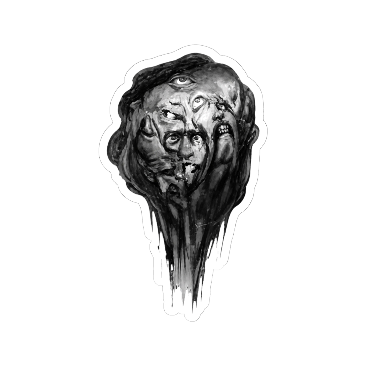 Drama Disco Elysium Sticker - alternate angle 1, merchandise