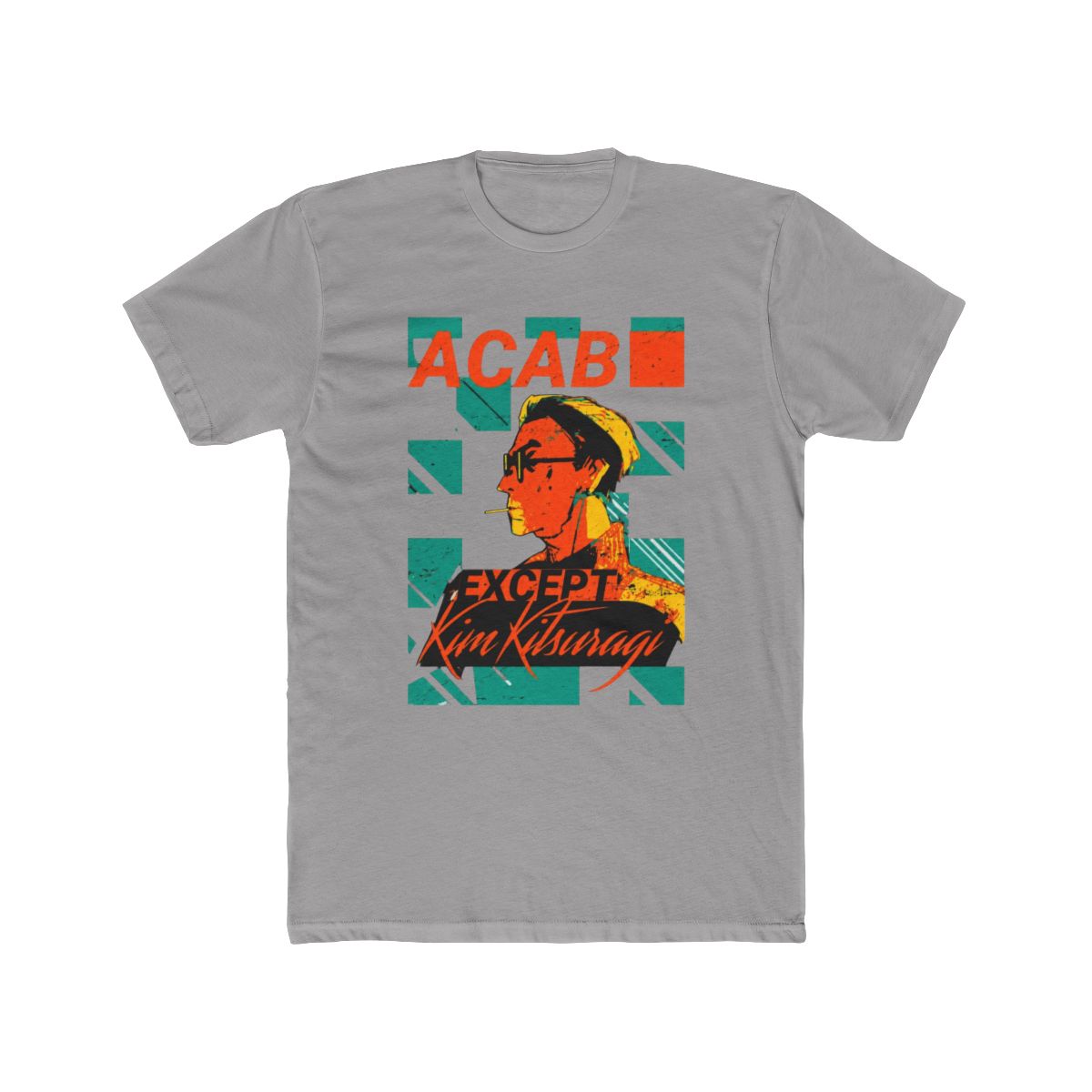 Acab Except Kim Kitsuragi T Shirt | Disco Elysium - alternate angle 2, merchandise