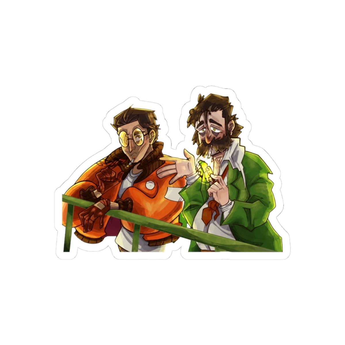 Kim and Harry Disco Elysium