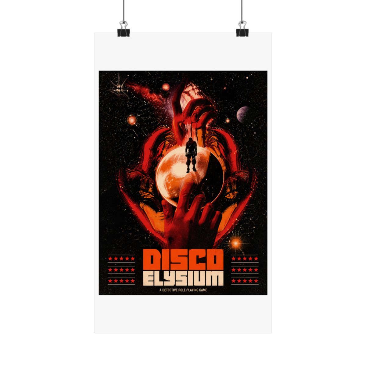 Disco elysium one sheet - alternate angle 3, merchandise