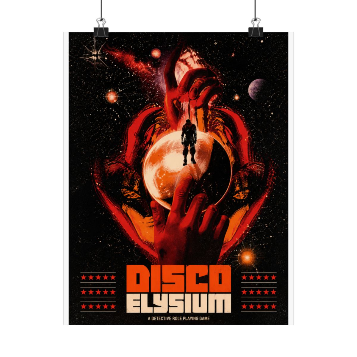Disco elysium one sheet - alternate angle 5, merchandise