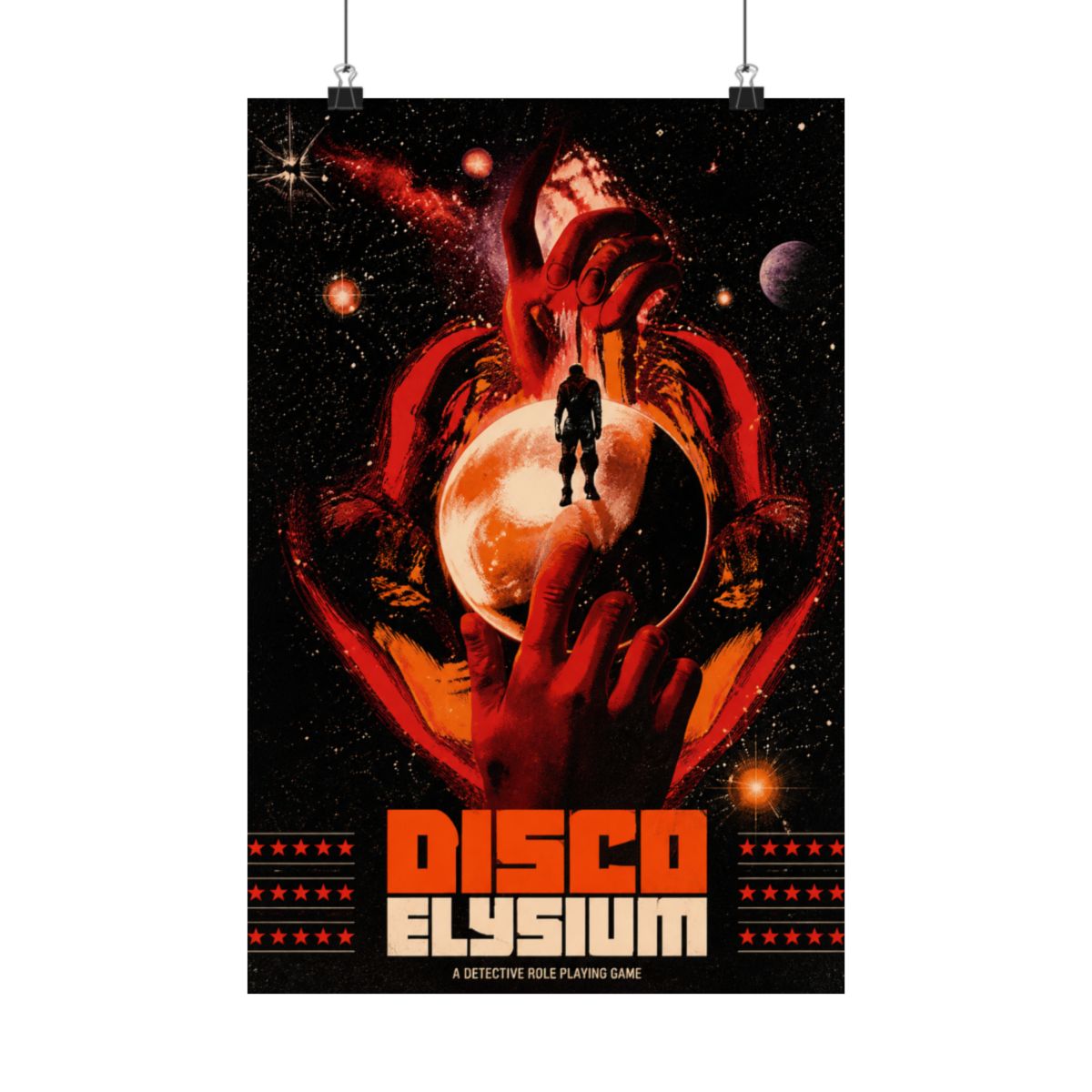 Disco elysium one sheet - alternate angle 4, merchandise