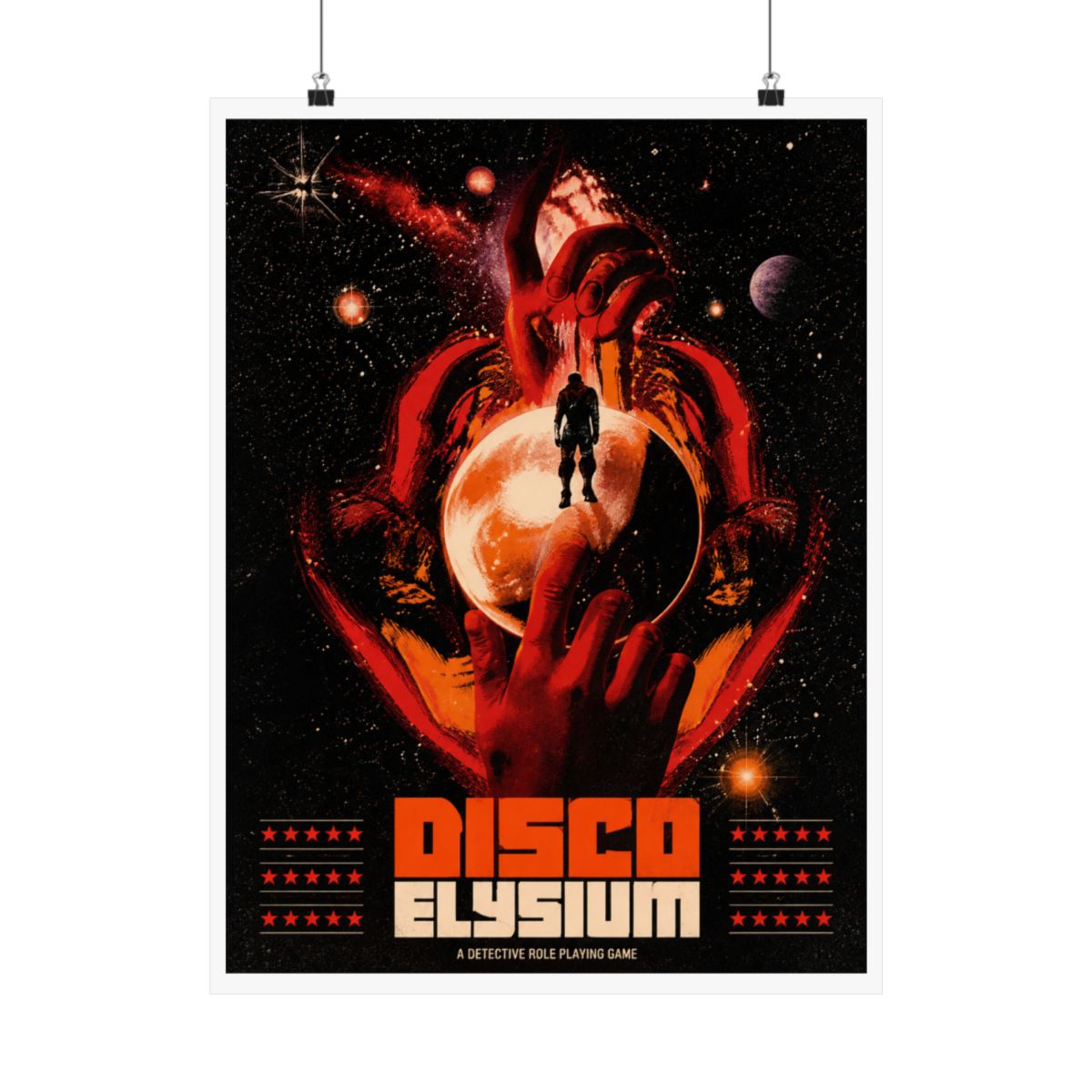 Disco elysium one sheet - alternate angle 1, merchandise