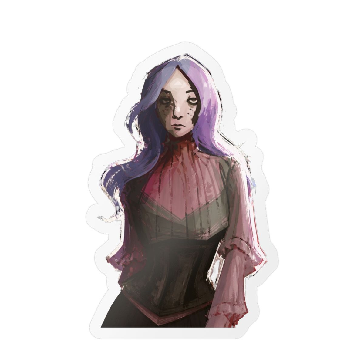Sam De Style Sticker | Bold Vinyl Decal | Disco Elysium - alternate angle 5, merchandise