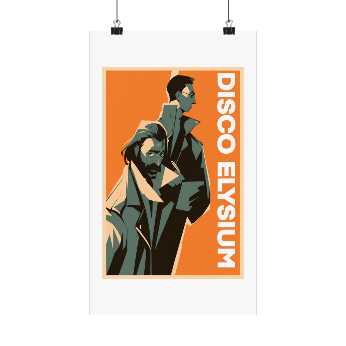 Minimalist Poster | Modern Wall Art Print for Room Decor | Disco Elysium - alternate angle 3, merchandise