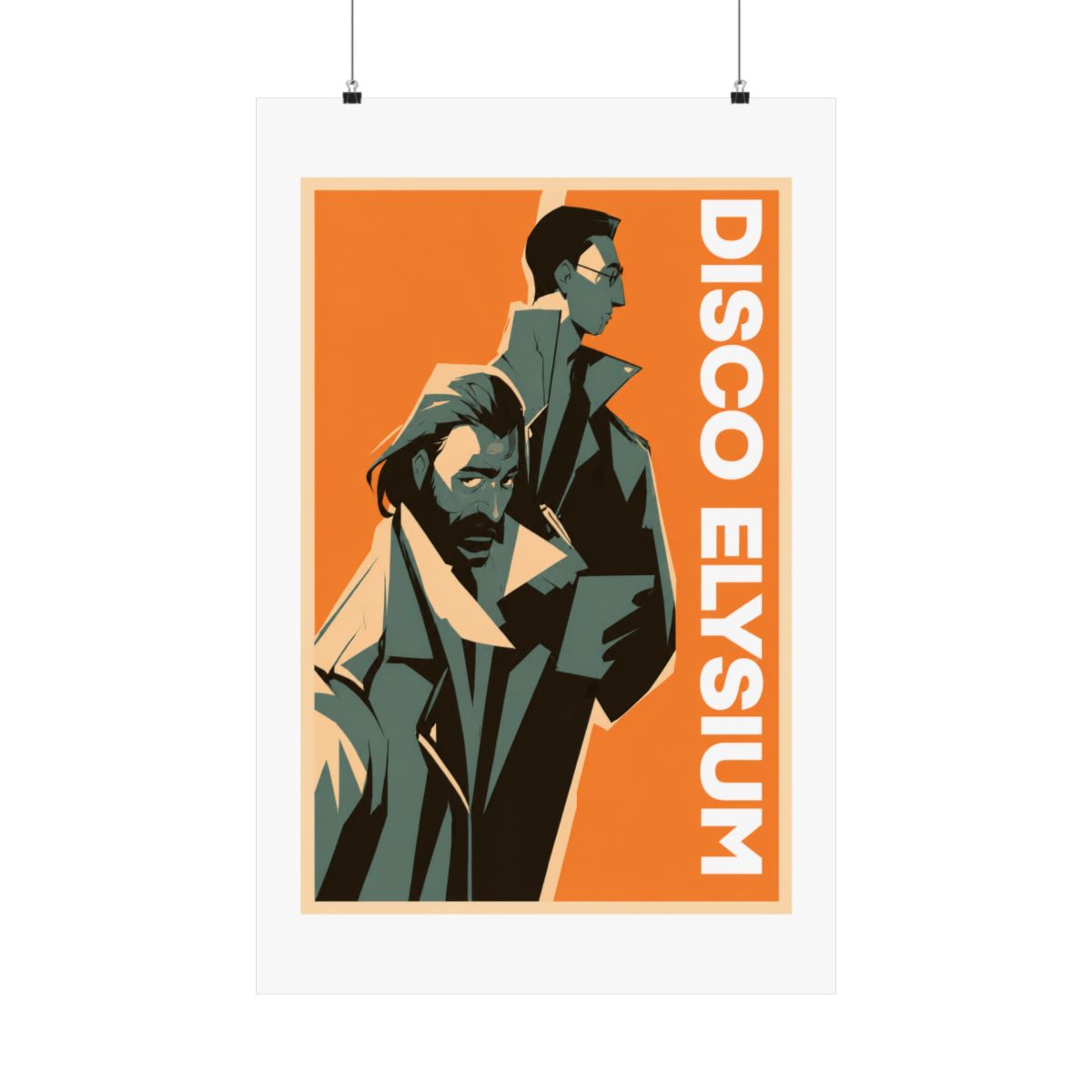 Minimalist Poster | Modern Wall Art Print for Room Decor | Disco Elysium - alternate angle 4, merchandise