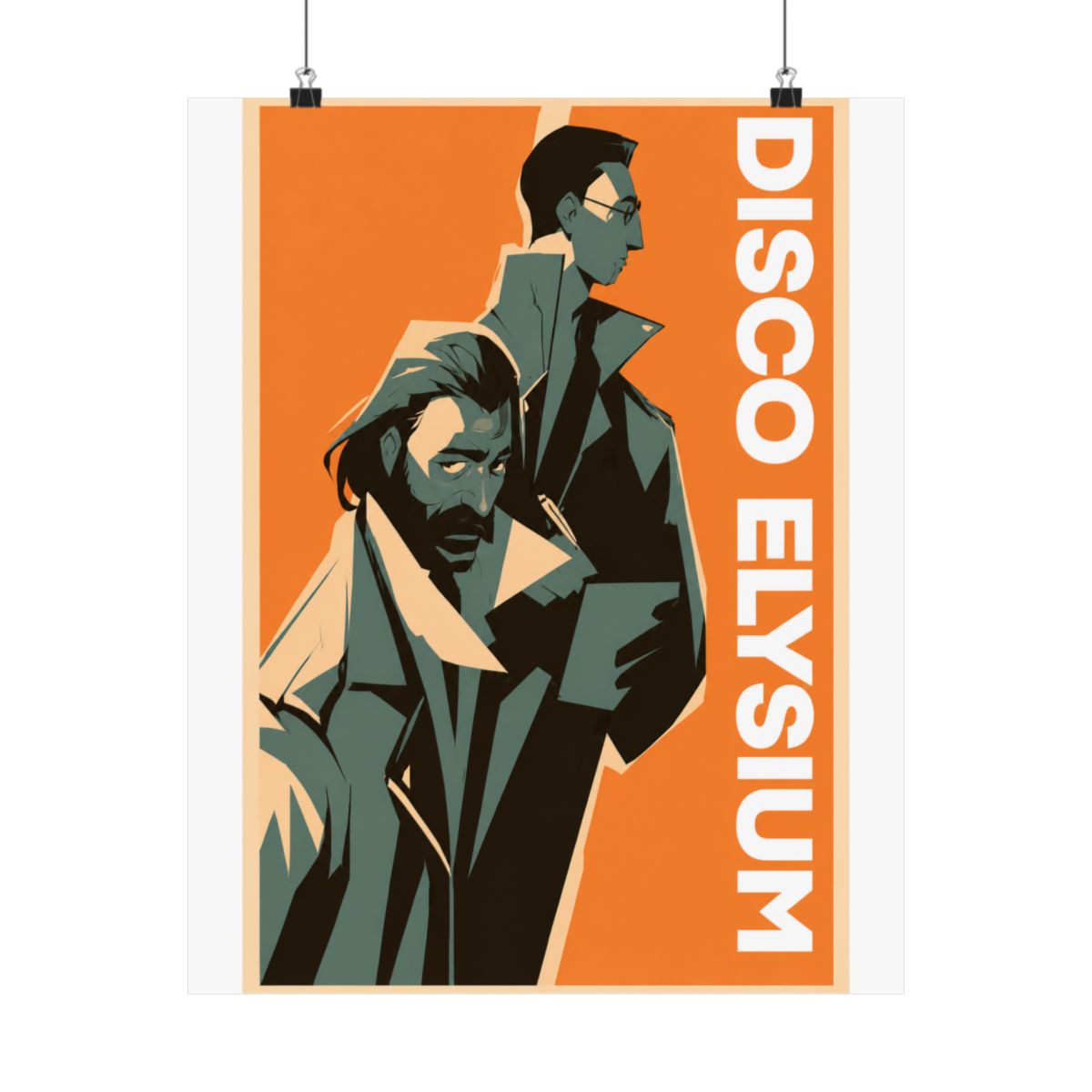 Minimalist Poster | Modern Wall Art Print for Room Decor | Disco Elysium - alternate angle 2, merchandise