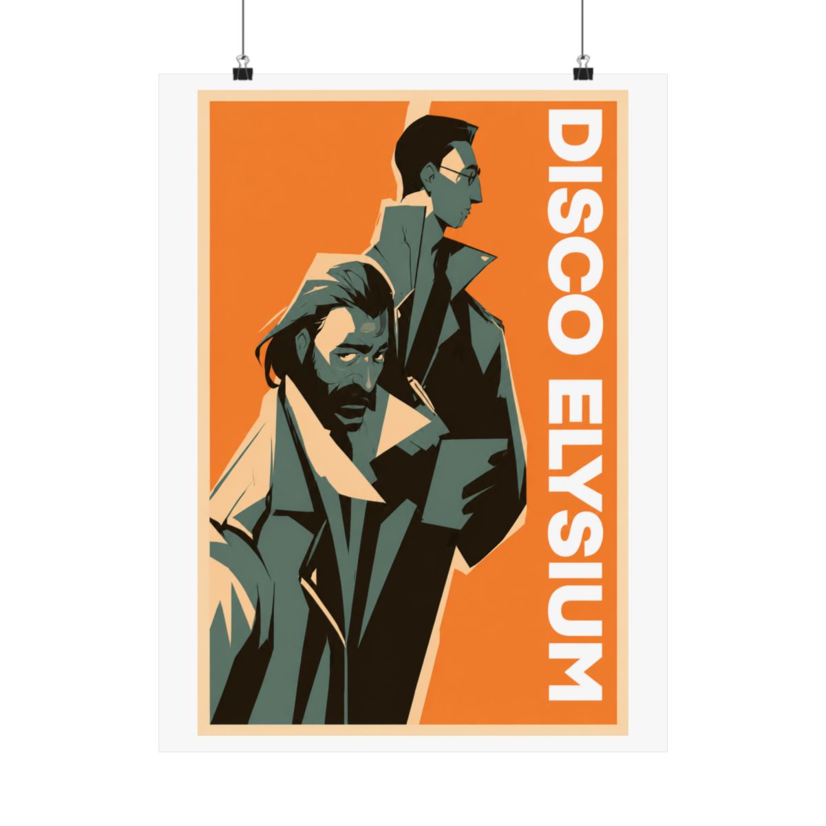 Minimalist Poster | Modern Wall Art Print for Room Decor | Disco Elysium - alternate angle 1, merchandise