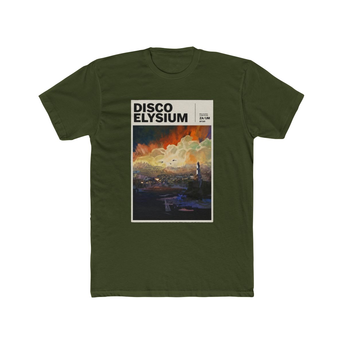 Disco Elysium Baggy T Shirt Men Women Black Organic Cotton Baggy Tee Black, schwarz., XXL, Schwarz - alternate angle 4, merchandise
