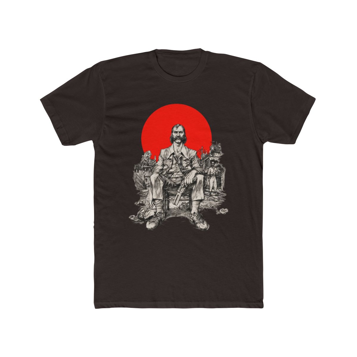 TEQUILA SUNSET NATURAL T Shirt | Disco Elysium - alternate angle 2, merchandise
