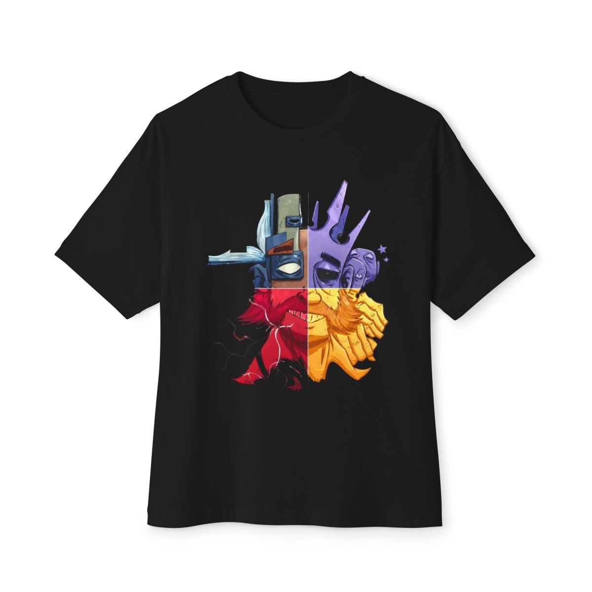 Disco Elysium Washed Graphic Tee Oversized T-Shirt, Neo Noir RPG Inspired Artwork, Vintage Style Soft Cotton Shirt, Relaxed Streetwear Fit, Thought Provoking Detective Aesthetic Graphic Tee for Game and Art Fans